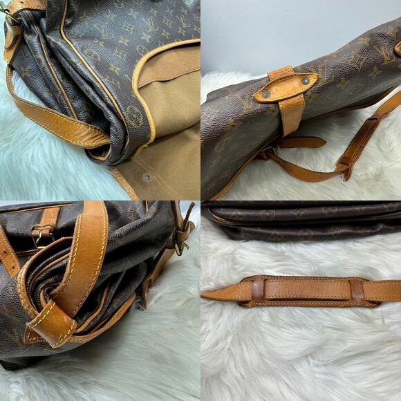 💎✨BEAUTIFUL✨💎Authentic Louis Vuitton Monogram Saumur 35 Crossbody - Picture 10 of 14